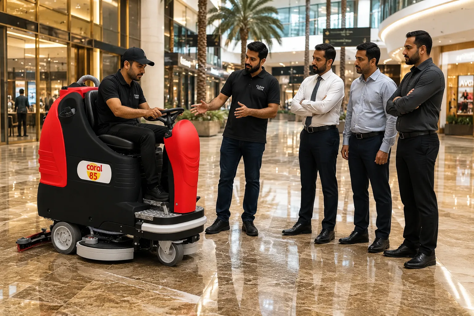 Ride On Scrubber Dryer Coral 85 (Traction Battery 24V 240AH) – Made in Italy - Image 7