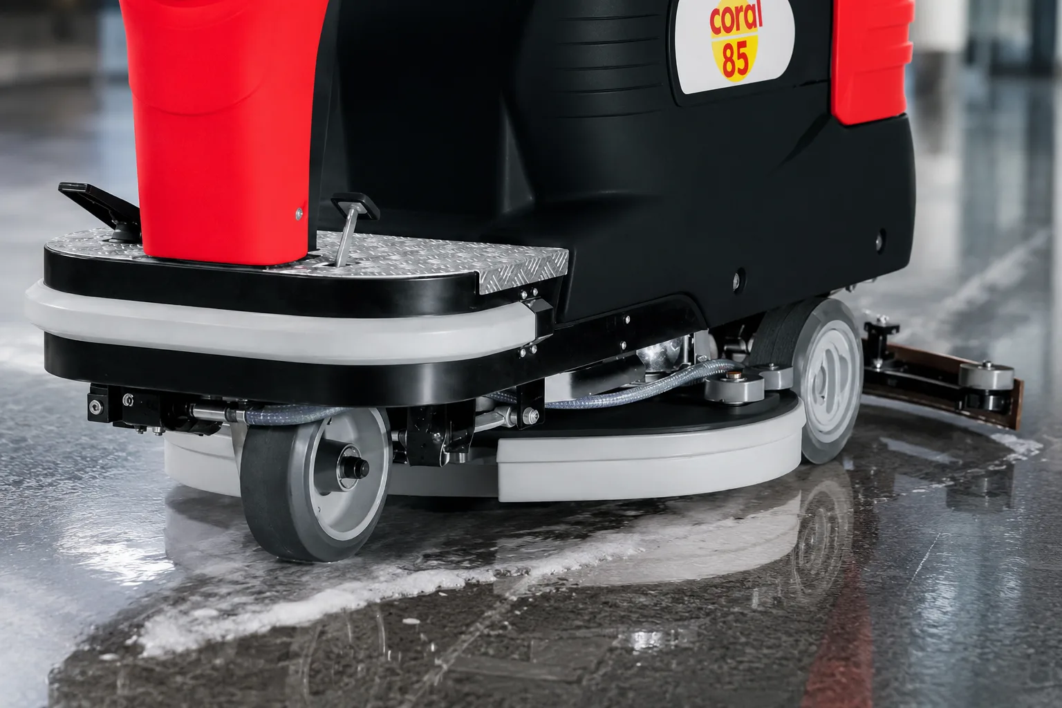 Ride On Scrubber Dryer Coral 85 (Traction Battery 24V 240AH) – Made in Italy - Image 3