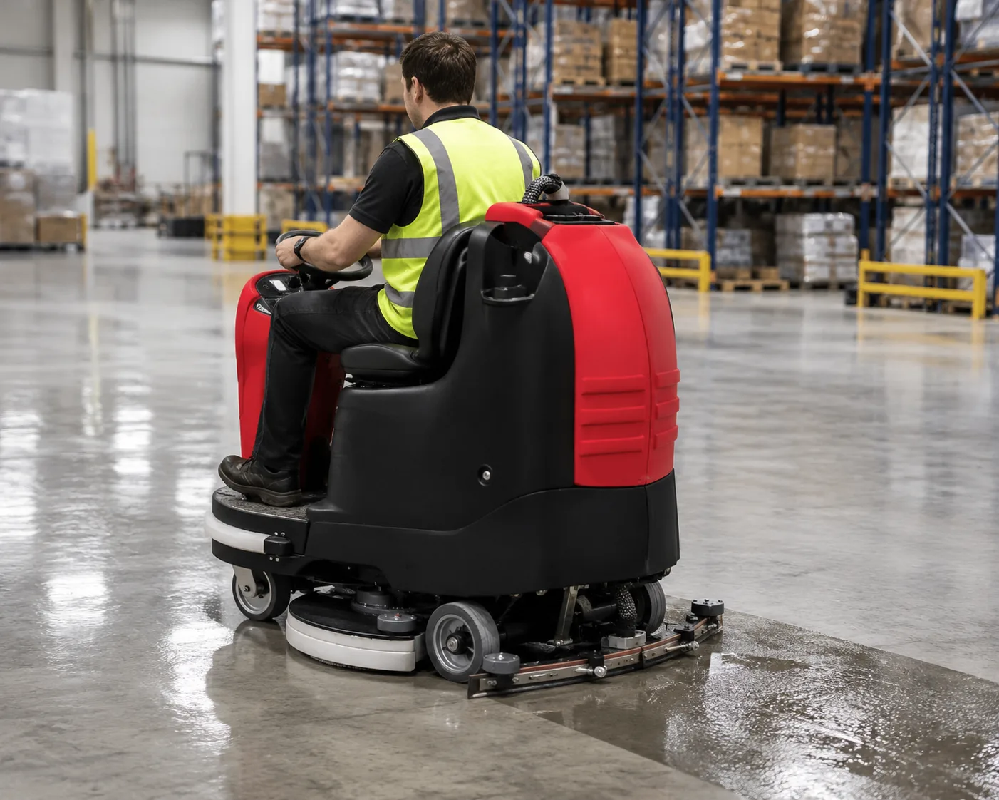 Ride On Scrubber Dryer Coral 85 (Traction Battery 24V 240AH) – Made in Italy - Image 4