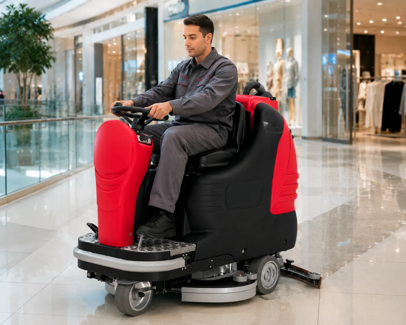 Ride On Scrubber Dryer Coral 85 (Traction Battery 24V 240AH) – Made in Italy - Image 8