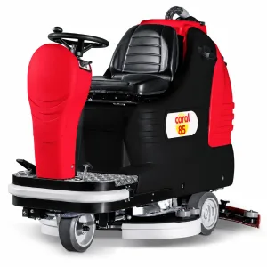 Ride On Scrubber Dryer Coral 85 (Traction Battery 24V 240AH) – Made in Italy