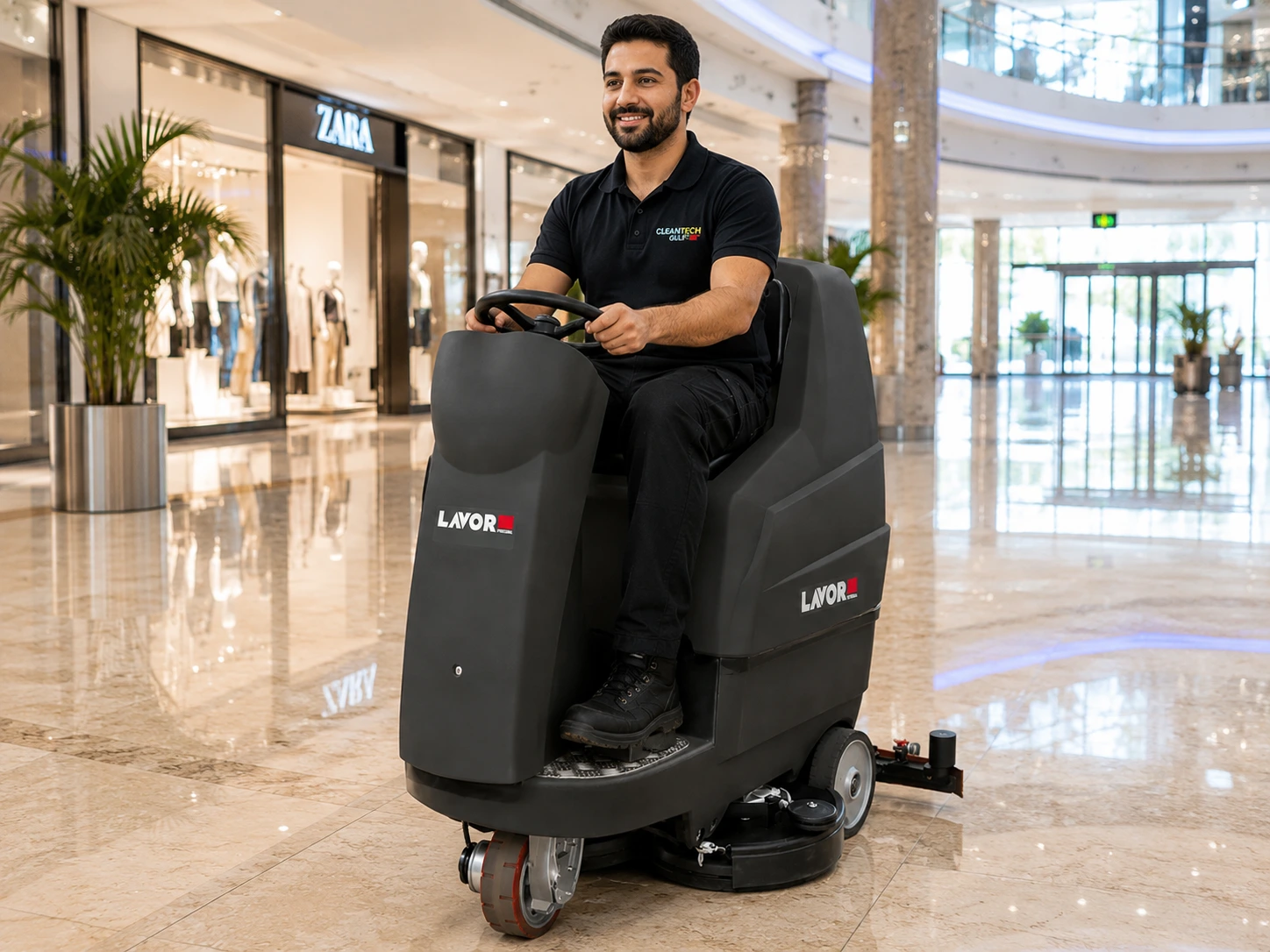 Ride On Scrubber Dryer Xtreme 4100 (Automatic) – Made In Italy - Image 2