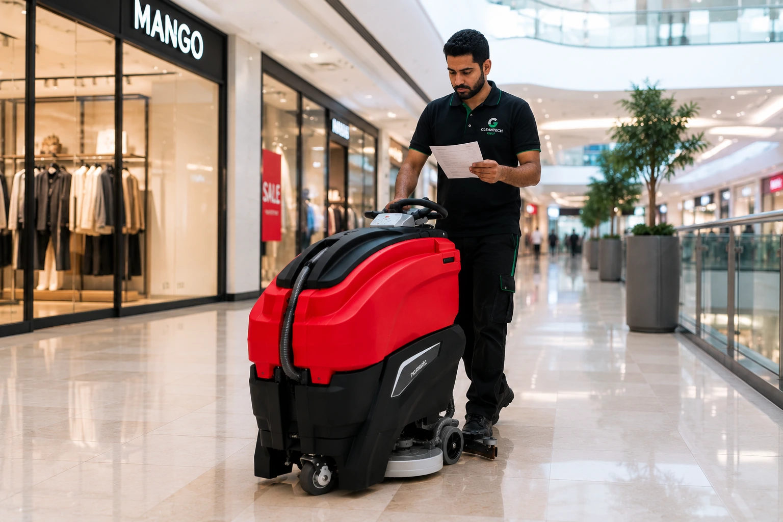 Stand On Scrubber Dryer Quartz 66 – Made In Italy - Image 3