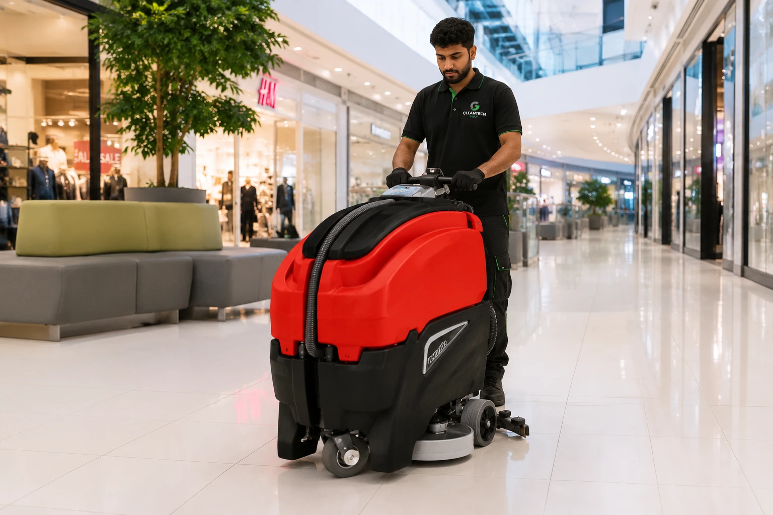 Stand On Scrubber Dryer Quartz 66 – Made In Italy - Image 2