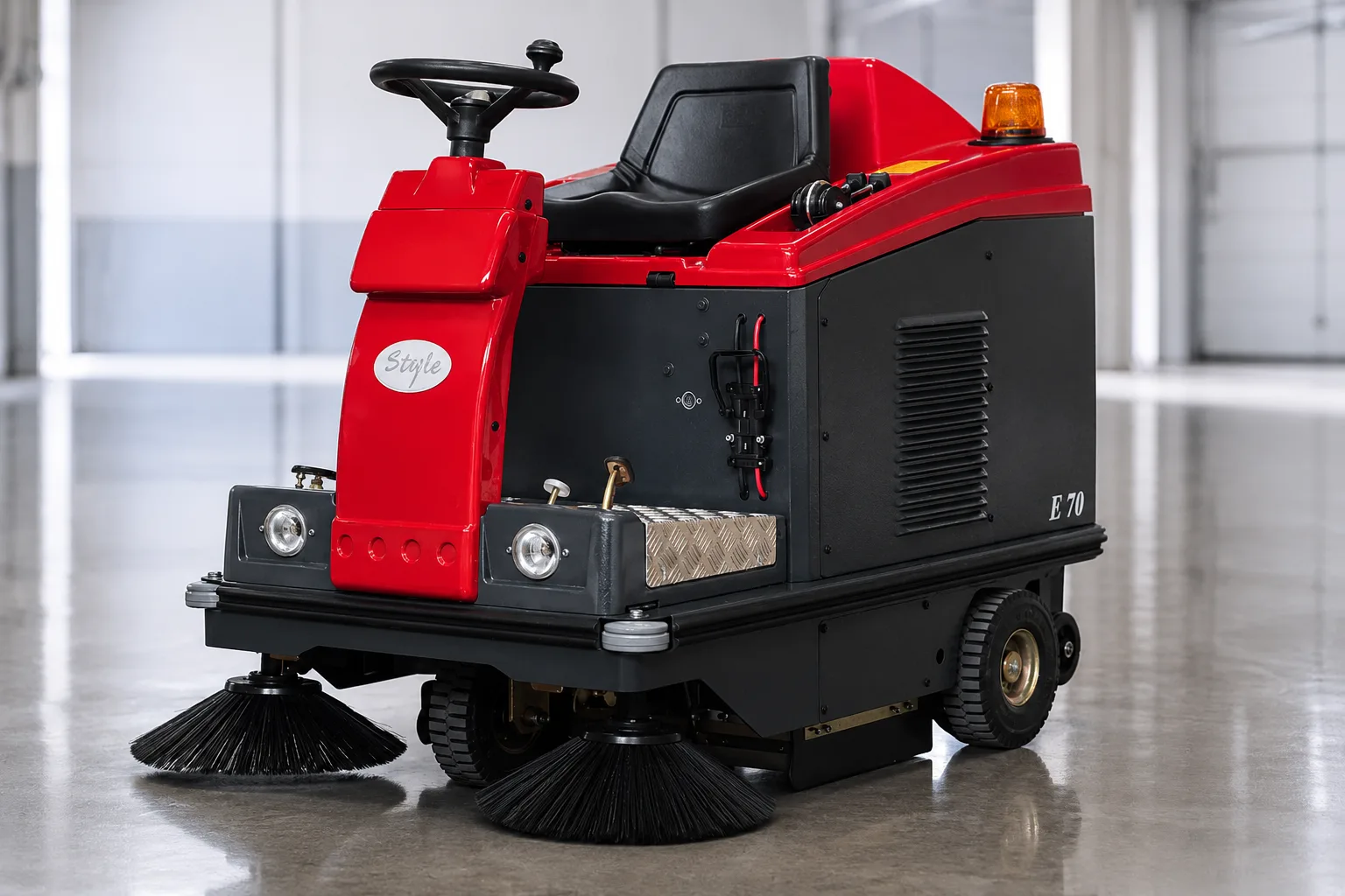 Ride On Industrial Sweeper Style E70 – Made In Italy