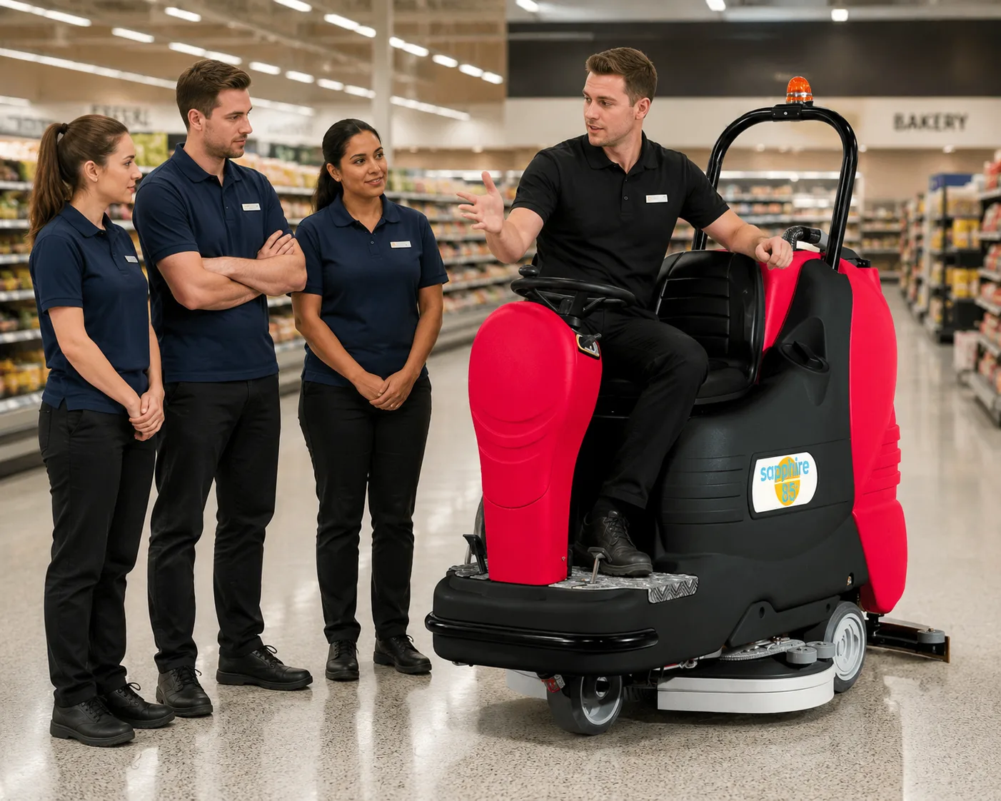 Ride On Scrubber Dryer Sapphire 85