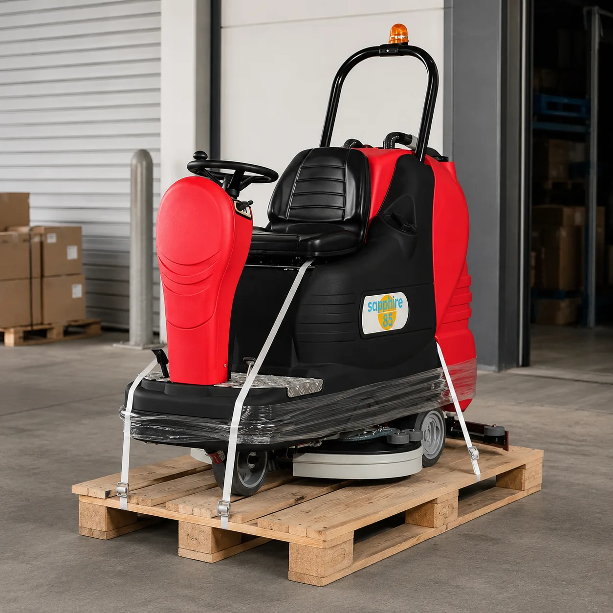 Ride On Scrubber Dryer Sapphire 85 delivery