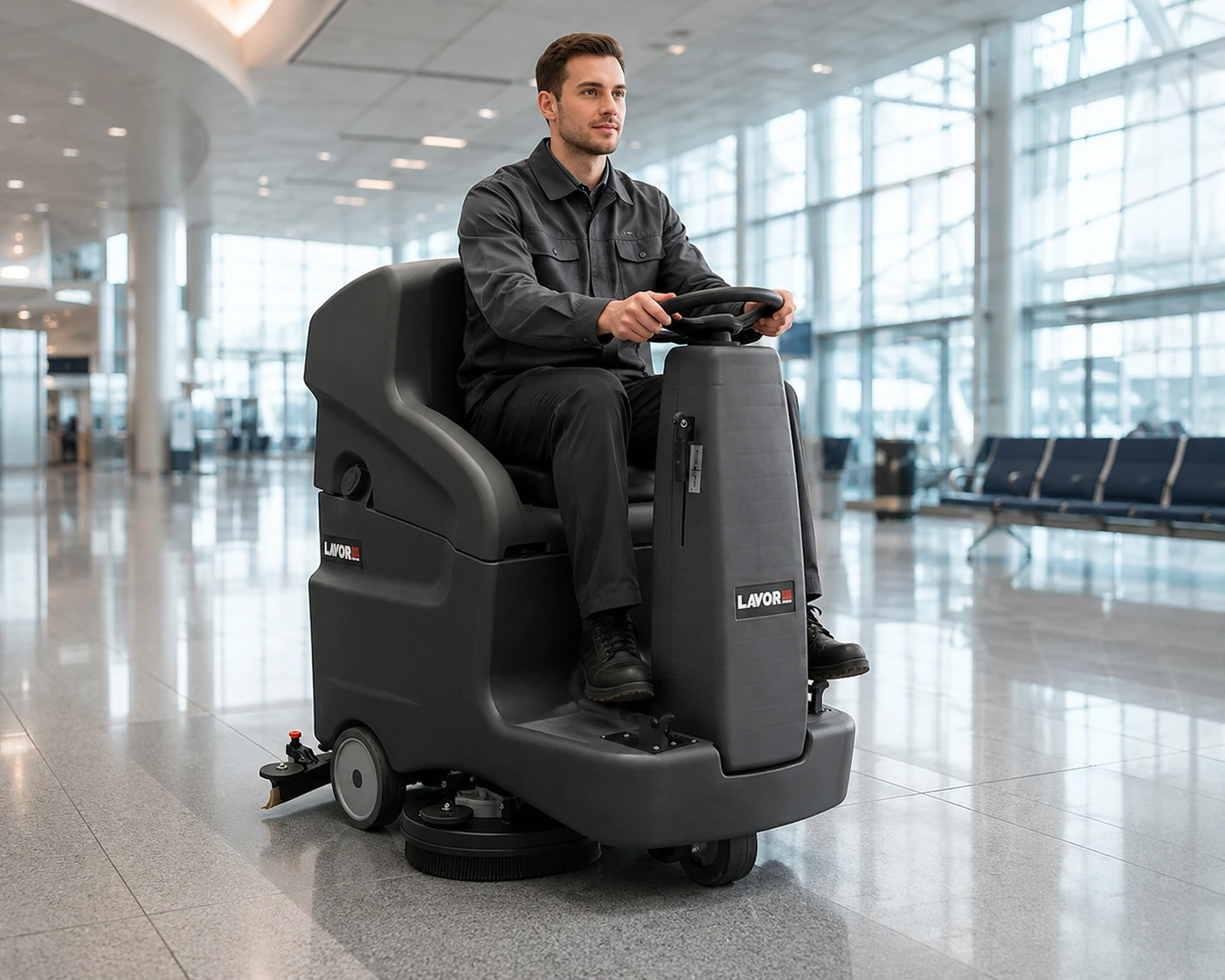 Ride On Scrubber Dryer Xtreme 4100 (Basic) – Made In Italy - Image 2