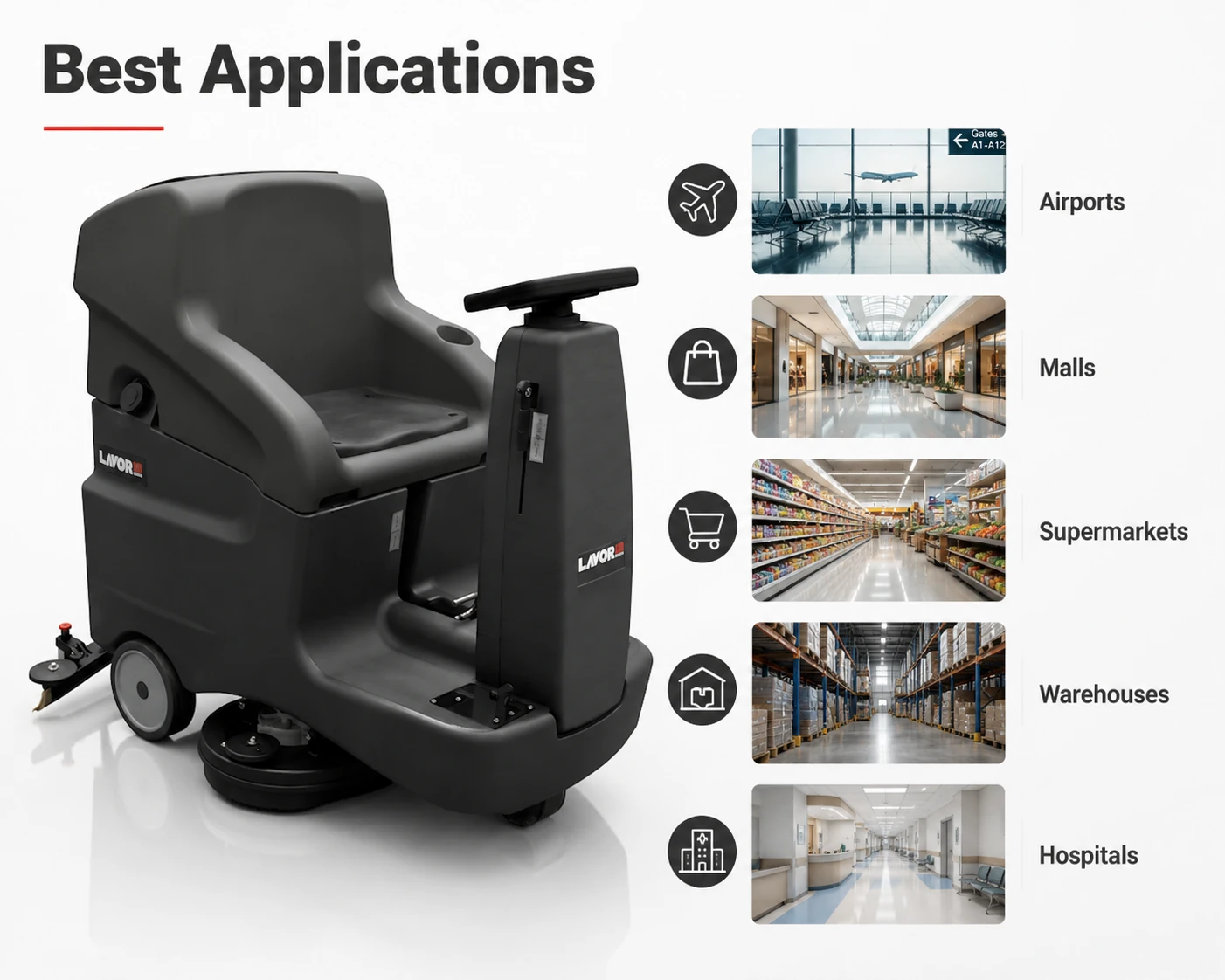 Ride On Scrubber Dryer Xtreme 4100 (Basic) – Made In Italy - Image 7