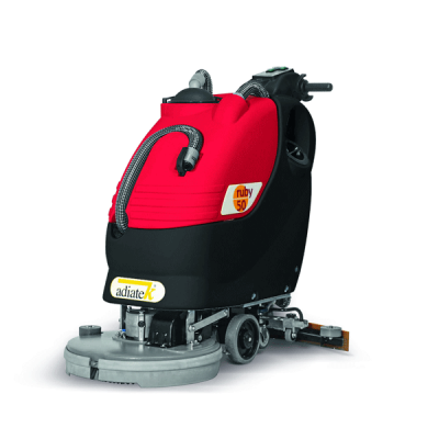 Floor Cleaning Equipment In Saudi | Walk Behind Floor Scrubber Ruby 50B – Made In Italy