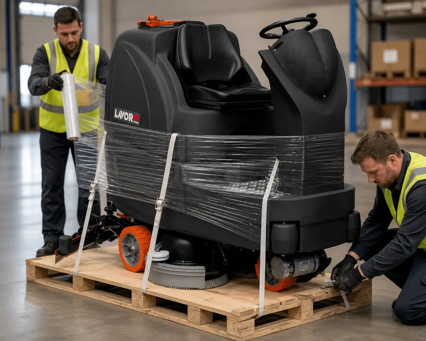 Ride On Scrubber Dryer Mega 6200 - CleantechSaudi