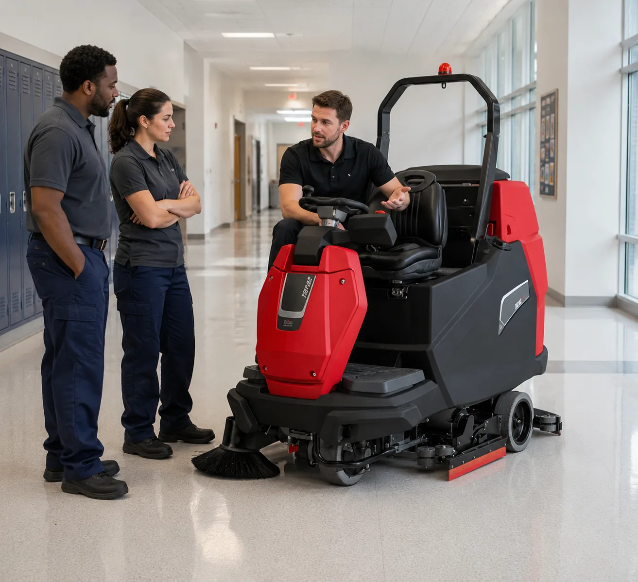 Ride On Scrubber Dryer Topaz 85 best cleaning machine